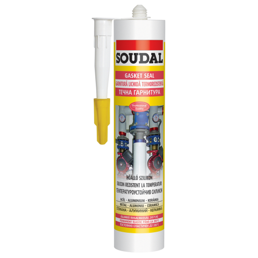 SOUDAL Gasket silicon ROSU -280 ml ,la temp.285 grade(12) 117975